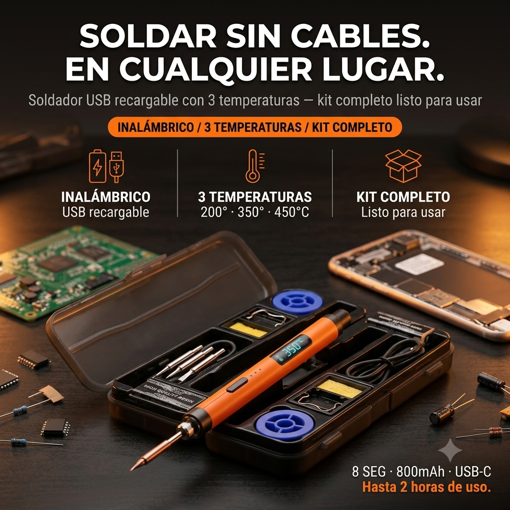 Kit de soldar portátil