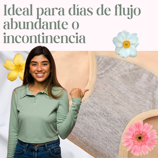 Interiores para incontinencia y flujo menstrual (Pack X 3)