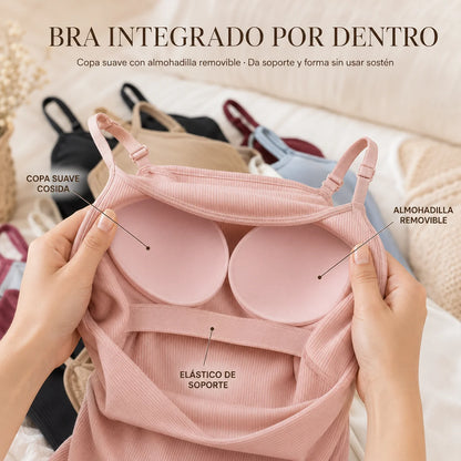 Top Brasier Integrado ( Pack x 3)