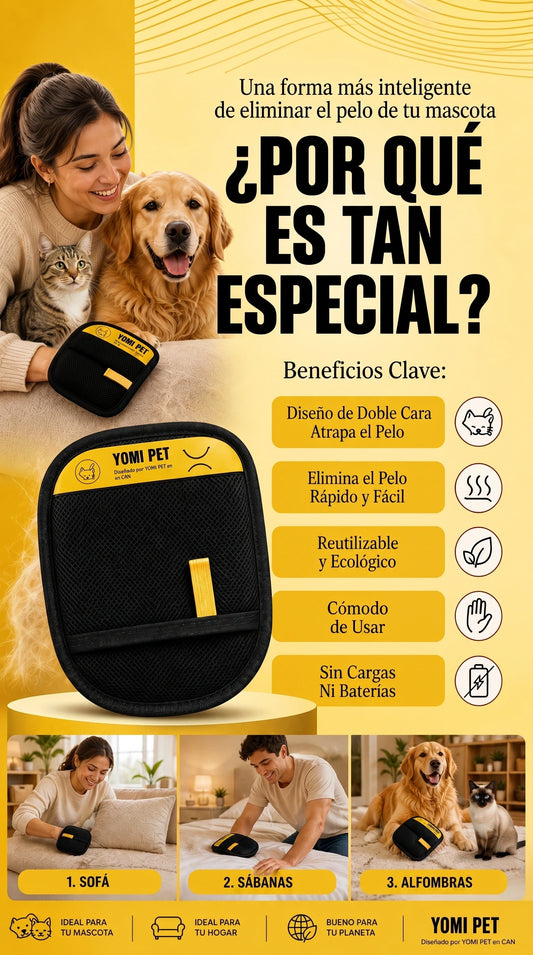 Guantes removedores de pelos (pack 2)